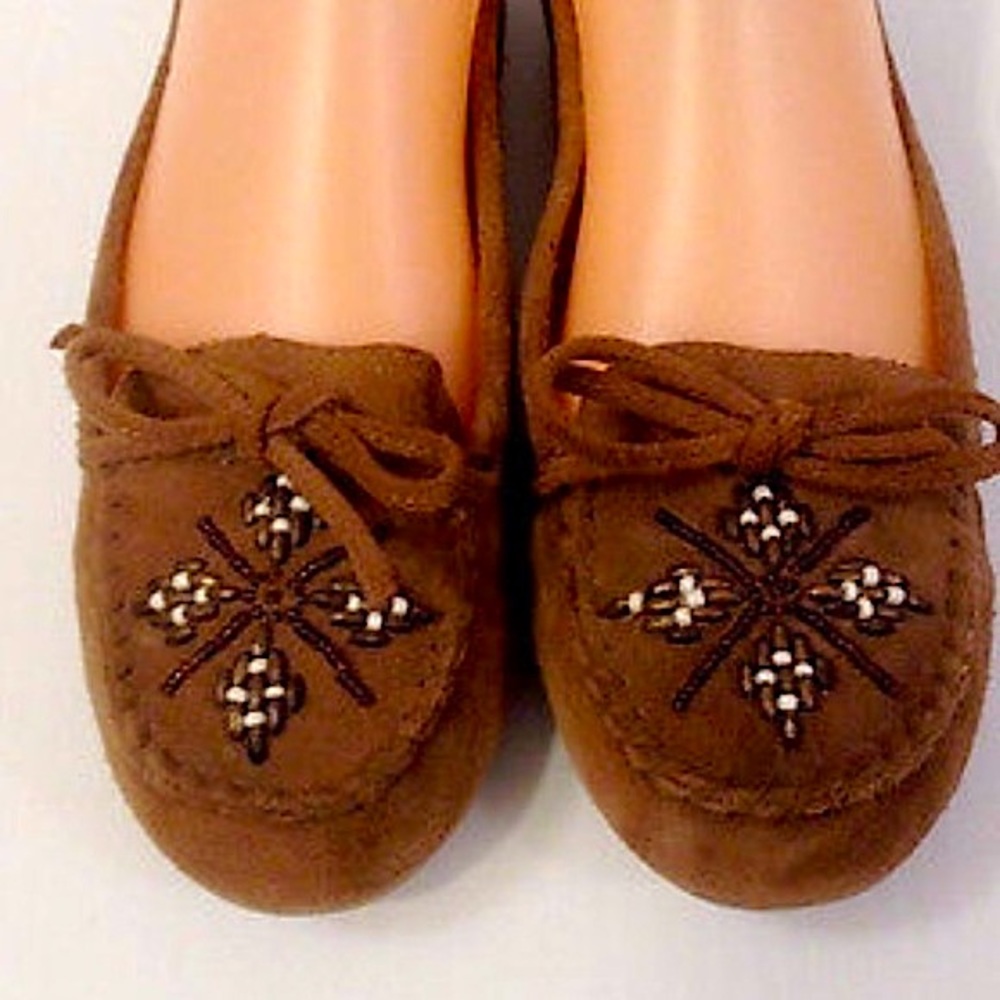 Minnetonka Brown Suede Moccasin - image 1